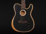 American プレイヤー アコースタソニック テレキャスター エレアコ ブラック 薄型 thin body Godin A6 taylor T5 King Gnu 常田大希 miyavi 黒 BK BLK 雅 ミヤビ