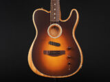 American プレイヤー アコースタソニック テレキャスター sunburst 薄型 thin body Godin A6 taylor T5z King Gnu 常田大希 MIYAVI ミヤビ