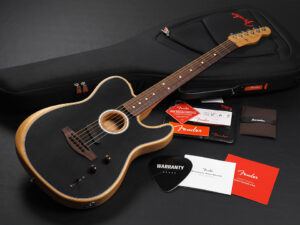 American プレイヤー アコースタソニック テレキャスター エレアコ ブラック 薄型 thin body Godin A6 taylor T5 King Gnu 常田大希 miyavi 黒 BK BLK 雅 ミヤビ
