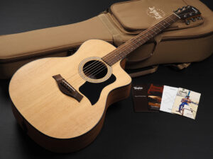 タイラー 114ce-s 114e 110ce 117e 212ce 214ce 112ce サペリ Sapele koa GA カッタウェイ エレアコ 女性 女子 初心者 ビギナー 子供 入門