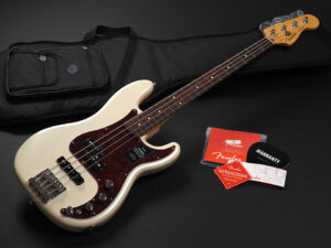 mex プレイヤー 2 II Traditional hybrid プレシジョン ベース プレベ 60s PB62 Deluxe PJ モディファイド アクティブ ホワイト 白 オリンピック OWH