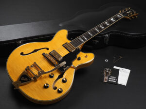 セミアコ Gibson Bigsby ビグスビー スターファイヤー ES-335 Amber Natural Heritage epiphone sheraton Riviera Gretsch DC