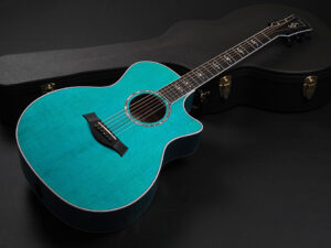 タイラー 714ce 414ce 314ce 814ce Builder's Edition 50周年 限定品 Limited Maple 青 Blue ブルー アクアマリン 水色 emerald