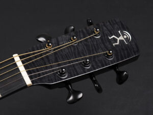 アヌエヌエ ミニ 小型 スモール ギター トラベル small guitar travel gs mini Maple koa Taylor 女子 子供 女性 初心者 ブラック 黒 BLK BK EB