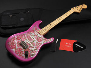 1968 1969 James Burton ピンク ペイズリー Blue Flower ストラトキャスター ヴィンテージ ビンテージ ST69 PRD Psychedelic サイケデリック