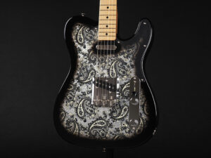 1968 1969 James Burton ペイズリー pink Blue Flower テレキャスター ヴィンテージ ビンテージ TL69 700 75 ブラック ペイズリー TL68 Blk 黒
