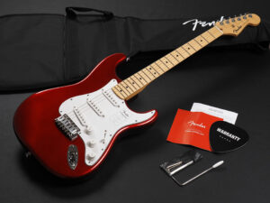 Fender Standard Stratocaster Maple Fingerboard White Pickguard ~Candy Cola~ Player series MIJ Traditional ストラトキャスター 60s 50s ST62 ST57 初心者 入門 ビギナー 女子 子供 女性 CAR キャンディ アップル レッド 赤