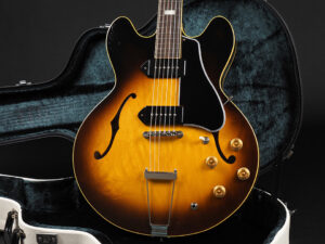 フルアコ セミアコ Gibson Vintage GRETSCH ES-335 ES-330 P90 Swamp Jazz Blues Rockabilly casino Ebony Epiphone