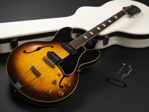 フルアコ セミアコ Gibson Vintage GRETSCH ES-335 ES-330 P90 Swamp Jazz Blues Rockabilly casino Ebony Epiphone