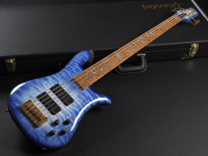 Spector USA Custom Shop NS-5 Quilt ~Blue Burst~ warwick streamer euro Fodera Kthumben Smith Sadowsky Aguilar mayones