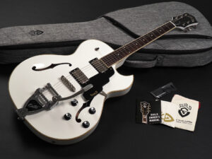 Guild Starfire I SC ~Snowcrest White~ セミアコ Gibson Bigsby ビグスビー スターファイヤー ES-335 白 スノークレスト ホワイト ES-135 ES-125 epiphone single cut cutaway