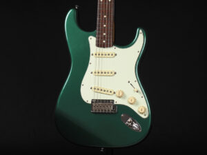 ハイブリッド Stratocaster ストラト MIJ 国産 日本製 エレキギター シャーウッド グリーン メタリック SGM ローズウッド アルダー USA ピックアップ Vintage 緑 GM