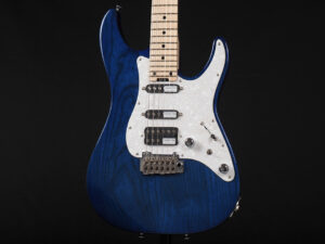SCHECTER BH-1-STD-24F ~Deep Blue~ 日本製 Made in japan PT EX-IV 5A B VTR EX-22 ST-CTM BH NV ESP snapper Blue Ash 限定品 LTD Maple