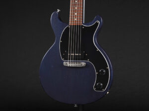 レスポールジュニア トリビュート Jr DC Faded ダブルカット double Cutaway P-90 マホガニー サテン ブルー 青 2019 LPJ 軽量 初心者 入門 子供 女子 女性