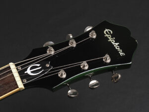 ES-339 es-335 ES-330 カジノ セミアコ ビートルズ sheraton riviera フルアコ 初心者 女子 女性 子供 入門 小型 軽量 小ぶり セミアコ クーペ 緑 グリーン