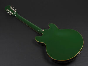 ES-339 es-335 ES-330 カジノ セミアコ ビートルズ sheraton riviera フルアコ 初心者 女子 女性 子供 入門 小型 軽量 小ぶり セミアコ クーペ 緑 グリーン