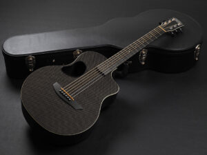 McPherson Carbon Touring Guitar White Binding マクファーソン カーボン カーボンファイバー トラベルギター ミニギター Offset Soundhole Cantilevered Neck Plek エレアコ Taylor GT GS mini