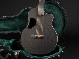 McPherson Carbon Touring Guitar White Binding マクファーソン カーボン カーボンファイバー トラベルギター ミニギター Offset Soundhole Cantilevered Neck Plek エレアコ Taylor GT GS mini