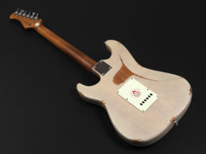 ストラトキャスター エイジド レリック ローステッド Relic メイプル オリンピックホワイト Wilkinson SSH Universe 白 Vinatge Fender Japan