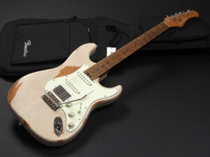 ストラトキャスター エイジド レリック ローステッド Relic メイプル オリンピックホワイト Wilkinson SSH Universe 白 Vinatge Fender Japan