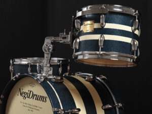 NegiDrums Slit Edge Maple Drum Set 3pc 16"BD / 10"TT / 13"FT 2010年代製 ネギ,浜松,和製グレッチ,ドラムセットメイプル,小口径,軽い,持ち運び,機動性,jazz,Sonor,Phonic,Yamaha,神保彰,,Hi-standard,恒岡,ノーベルブライト,