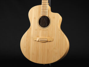 Natasha Bamboo ~Natural~ ナターシャ JC バンブー 竹 竹材 ギター エレアコ アコースティックギター バンブー Jumbo Cutaway SDGs