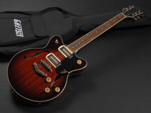 Gretsch G2655-P90 Streamliner Center Block Jr Double-Cut P90 with V-Stoptail ~Claret Burst~ G2655T センターブロック P90 セミアコ 小型 Small 女子 子供 キッズ 初心者 女性 G2655 ES-339 Thinline ダブルカッタウェイ クラレットバースト Cherry