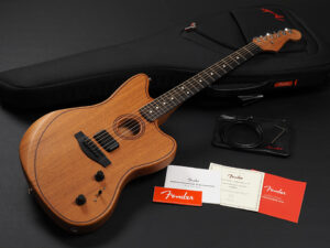 Fender American Acoustasonic Jazzmaster All-Mahogany Ebony Fingerboard ~Natural~ Made in USA エレアコ アコースタソニック ジャズマスター オールマホガニー Player プレイヤー Standard スタンダード アコスタ アメリカ製 Telecaster テレキャス