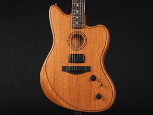 Fender American Acoustasonic Jazzmaster All-Mahogany Ebony Fingerboard ~Natural~ Made in USA エレアコ アコースタソニック ジャズマスター オールマホガニー Player プレイヤー Standard スタンダード アコスタ アメリカ製 Telecaster テレキャス