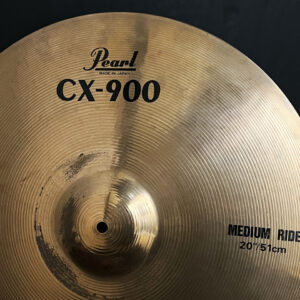 Pearl CX900 Medium Ride 20" 1980年代製造 パール 自社製 シンバル ワイルド CX-600 パイステ ルード パンク ロック ハードロック ヘビーメタル ジャパメタ 沼澤尚 J&B ブルース・ザ・ブッチャー