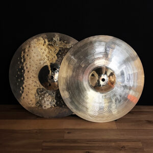 SABIAN AA Fusion Hihat 13" Pair 2000年代製 SABIAN AA Fusion Hats 13インチ セイビアン ハイハット フュージョンハッツ 小径ハイハット 13ハイハット トップ薄 ボトム厚 ヘビーボトム タイトサウンド キレ重視 高速レスポンス 明瞭なチック音 抜け良し モダンサウンド ブライト ドラムシンバル ファンク フュージョン ポップス ロック スタジオ向き ライブ向き プロユース B20ブロンズ 中古シンバル