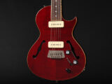 Nighthawk ナイトホーク Blues Hawk ブルースホーク Fホール P-90 セミアコ Les Paul LP DC Gibson 赤 小型 小ぶり 女子 女性 入門 初心者 子供