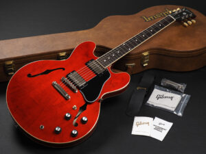 Gibson ES-335 ~Sixties Cherry~ 2025年製 セミアコ Dot Reissue Jazz Blues semi aco nashville memphis ナッシュビル 60s チェリー レッド 赤 Custom shop 1958 1959
