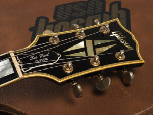Gibson Les Paul Custom 1957 Reissue ~Ebony~ 1992年製 レスポールカスタム Black Beauty LPC 57 VOS Black Custom Shop CS Historic Collection 90s 1990年代 黒 CTM オールマホガニー