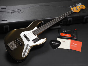 Fender American Ultra II Jazz Bass Ebony Fingerboard ~Texas Tea~ アメリカン ウルトラ 2 ジャズベ ジャズベース JB Jazz Bass Deluxe Elite Professional USA Modern Active アクティブ ブラック Black