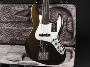 Fender American Ultra II Jazz Bass Ebony Fingerboard ~Texas Tea~ アメリカン ウルトラ 2 ジャズベ ジャズベース JB Jazz Bass Deluxe Elite Professional USA Modern Active アクティブ ブラック Black