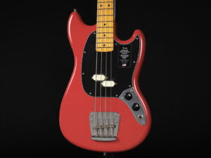 ムスタング MB USA 2 II Vintage Original Short Scale ショートスケール Competition PJ Bronco Musicmaster 70s DR 赤