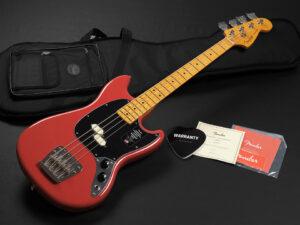 ムスタング MB USA 2 II Vintage Original Short Scale ショートスケール Competition PJ Bronco Musicmaster 70s DR 赤