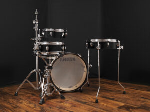 TAMA Club-JAM Pancake Drum Set BD18" TT10” FT13” SD12” LJK48P【シンバルスタンド、専用ケース付】 タマ クラブジャム パンケーキ トレーニング シングルヘッド 薄型 超浅胴 リズムトラベラー 平陸 松下マサナオ hip-gig マイクロキット 機動性 運搬 練習 トレーニング