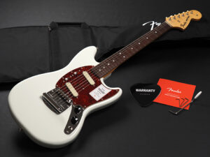 Fender Made in Japan Traditional 60s Mustang Rosewood Fingerboard ~Olympic White~ メイド イン ジャパン トラディショナル 2 II hybrid MIJ ムスタング 1965 1966 65 66 日本製 MG65 MG66 MG69 OWH VWH オリンピック ホワイト 白
