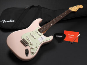 Fender Made in Japan Traditional 60s Stratocaster Rosewood Fingerboard ~Shell Pink~ MIJ ST ジャパン Traditional hybrid トラディショナル 2 II ストラトキャスター 1960 1962 60 62 ST62 緑 日本製 シェルピンク ピンク 女子 女性 桃