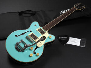 Gretsch G2655T Streamliner Center Block Jr. Double-Cut with Bigsby Tropico ストリームライナー セミアコ Electromatic G2622 epiphone ES-339 CASINO Coupe カジノ クーペ トロピコ サーフ フォーム グリーン エメラルド 緑 水色