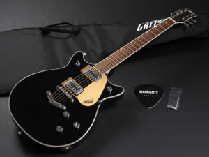 Gretsch G5222 Electromatic Double Jet BT with V-Stoptail ~Black~ Duo Firebird Silver デュオ ダブル ジェット G5232T G5220 エレクトロマチック DC 黒 ブラック BLK BK EB Ebony Custom Les Paul