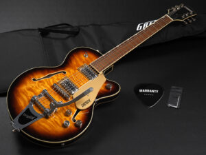 Gretsch G5655T-QM Electromatic Center Block Jr. Single-Cut Quilted Maple with Bigsby ~Sweet Tea~ エレクトロマチック セミアコ G5622T epiphone ES-339 CASINO Coupe カジノ クーペ 3TS 2TS 2CS 2TS sunburst サンバースト 2トーン SB 3トーン