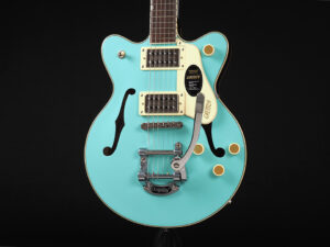 Gretsch G2655T Streamliner Center Block Jr. Double-Cut with Bigsby Tropico ストリームライナー セミアコ Electromatic G2622 epiphone ES-339 CASINO Coupe カジノ クーペ トロピコ サーフ フォーム グリーン エメラルド 緑 水色
