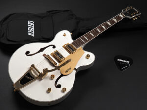Gretsch G5422TG Electromatic Classic Hollow Body Double-Cut with Bigsby and Gold Hardware ~Snowcrest White~ REI G6620T G6636T G2622T G5622T G5422G ダブル カッタウェイ ホワイトファルコン 白 White Falcon スノー ホワイト Classic G6136DC