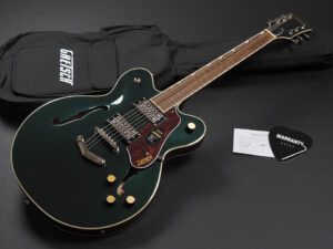 Gretsch G2622 Streamliner Center Block Double-Cut with V-Stoptail Broad’Tron BT-3S Pickups ~Cadillac Green~ ストリームライナー セミアコ ES-335 Electromatic G6122 G5422 G5622 DC スティール オリーブ Metallic Green グリーン 緑 ビグスビー トレモロ