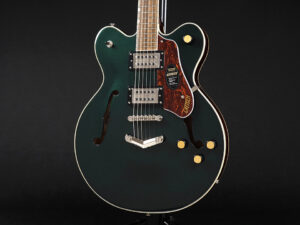Gretsch G2622 Streamliner Center Block Double-Cut with V-Stoptail Broad’Tron BT-3S Pickups ~Cadillac Green~ ストリームライナー セミアコ ES-335 Electromatic G6122 G5422 G5622 DC スティール オリーブ Metallic Green グリーン 緑 ビグスビー トレモロ