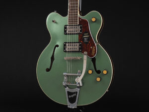 ストリームライナー セミアコ ES-335 Electromatic G6122 G5422 G5622 DC スティール オリーブ Metallic Green グリーン 緑 ビグスビー トレモロ