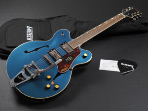 Gretsch G2622T Streamliner Center Block Double-Cut with Bigsby Broad’Tron BT-3S Pickups ~Dark Denim~ ストリームライナー セミアコ ES-335 Electromatic G6122 G5422 G5622 DC Metallic Blue ブルー デニム ビグスビー トレモロ 青 LPB メタリック